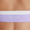 Soft Active sport-BH med vridet framsida och halterneck i lila Soft Active sport-BH med vridet framsida och halterneck i lila