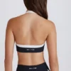 Soft Active sport-BH med vridet framsida och halterneck i svart Soft Active sport-BH med vridet framsida och halterneck i svart