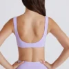 Soft Active sport-BH med vridet framstycke i lila Soft Active sport-BH med vridet framstycke i lila