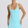 Soft Active-tennisklänning med öppen rygg i färgen Aqua Soft Active-tennisklänning med öppen rygg i färgen Aqua