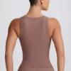 Soft Active V-ringad linne i mocha Soft Active V-ringad linne i mocha