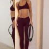 Soft Active V-Waist Leggings i burgundy Soft Active V-Waist Leggings i burgundy