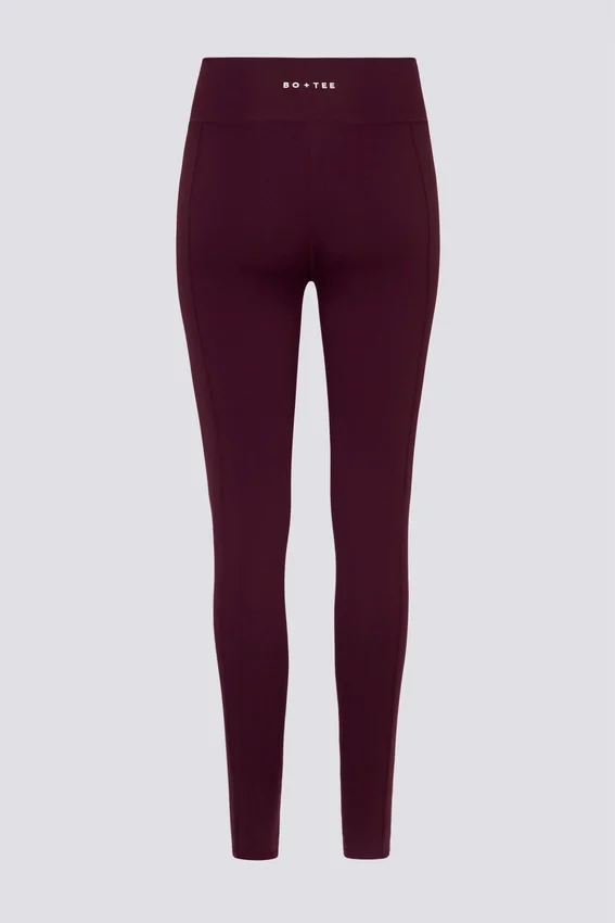 Soft Active V-Waist Leggings i burgundy Soft Active V-Waist Leggings i burgundy