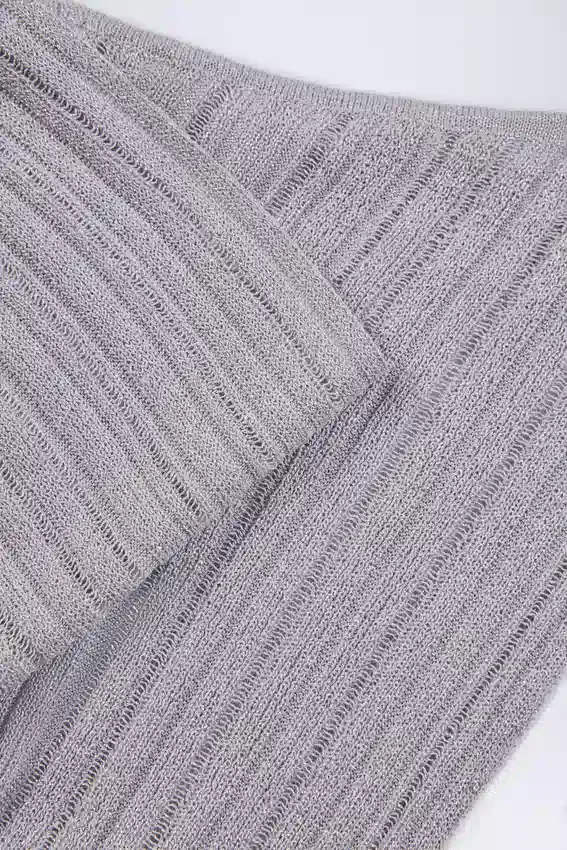 Sol Plunge Halterneck Crop Top i silver Sol Plunge Halterneck Crop Top i silver