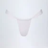 Solsona rynkad stringbikiny-underdelar i vitt Solsona rynkad stringbikiny-underdelar i vitt