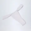 Solsona rynkad stringbikiny-underdelar i vitt Solsona rynkad stringbikiny-underdelar i vitt