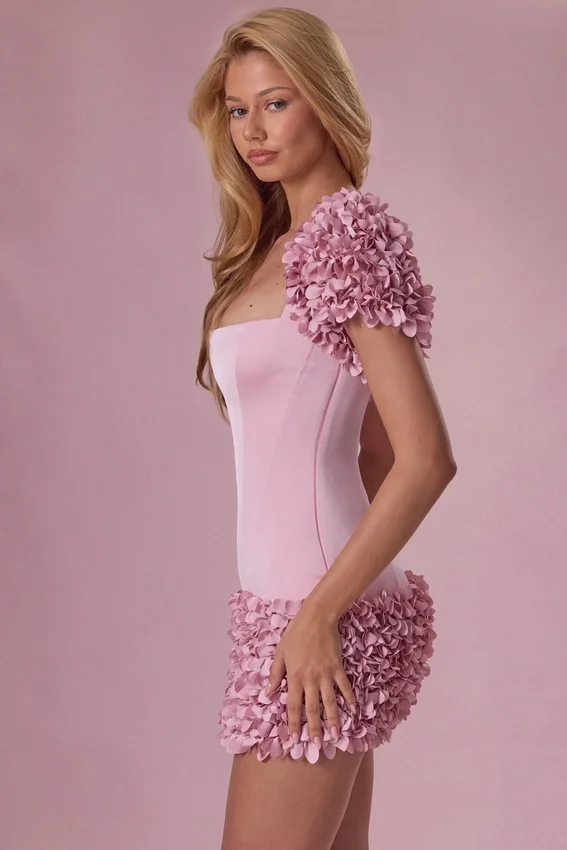 Soretta kort bolero i blushrosa Soretta kort bolero i blushrosa