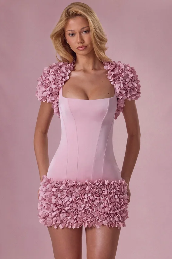Soretta kort bolero i blushrosa Soretta kort bolero i blushrosa