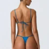South Beach triangel-bikinitopp med kedjedekor i havsblått South Beach triangel-bikinitopp med kedjedekor i havsblått