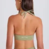 Sport-BH med rund halsringning och halterneck i färgen Matcha Sport-BH med rund halsringning och halterneck i färgen Matcha
