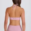Sport-BH med rund halsringning och halterneck i mauve Sport-BH med rund halsringning och halterneck i mauve