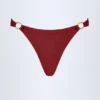 St Barts stringbikini-underdelar med metalldetaljer i mörk körsbär St Barts stringbikini-underdelar med metalldetaljer i mörk körsbär