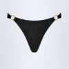 St Barts stringbikinibyxor med metalldetaljer i svart St Barts stringbikinibyxor med metalldetaljer i svart