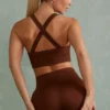 Super Sculpt Mini Shorts i brunt Super Sculpt Mini Shorts i brunt