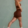 Super Sculpt Mini Shorts i brunt Super Sculpt Mini Shorts i brunt