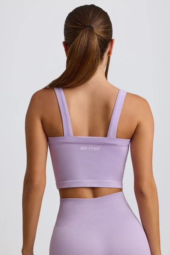 Super Sculpt sömlös lång camisole-top i mjuk lila Super Sculpt sömlös lång camisole-top i mjuk lila