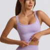 Super Sculpt sömlös lång camisole-top i mjuk lila Super Sculpt sömlös lång camisole-top i mjuk lila