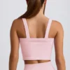 Super Sculpt sömlös lång camisole-top i puderrosa Super Sculpt sömlös lång camisole-top i puderrosa