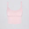 Super Sculpt sömlös lång camisole-top i puderrosa Super Sculpt sömlös lång camisole-top i puderrosa