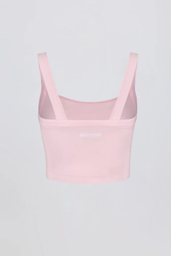 Super Sculpt sömlös lång camisole-top i puderrosa Super Sculpt sömlös lång camisole-top i puderrosa