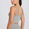 Super Sculpt sömlös långärmad camisole-top i gråmelerad Super Sculpt sömlös långärmad camisole-top i gråmelerad