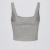 Super Sculpt sömlös långärmad camisole-top i gråmelerad Super Sculpt sömlös långärmad camisole-top i gråmelerad