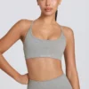 Super Sculpt sömlös rygglös sport-BH i gråmelerad Super Sculpt sömlös rygglös sport-BH i gråmelerad