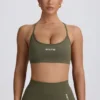 Super Sculpt sömlös rygglös sport-BH i ljusgrönt Super Sculpt sömlös rygglös sport-BH i ljusgrönt