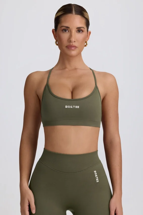 Super Sculpt sömlös rygglös sport-BH i ljusgrönt Super Sculpt sömlös rygglös sport-BH i ljusgrönt