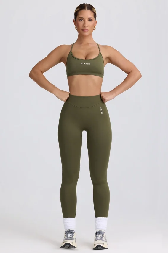Super Sculpt sömlös rygglös sport-BH i ljusgrönt Super Sculpt sömlös rygglös sport-BH i ljusgrönt