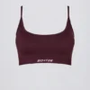 Super Sculpt sömlös rygglös sport-BH i vinröd Super Sculpt sömlös rygglös sport-BH i vinröd
