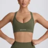 Super Sculpt sömlös sport-BH med korsad rygg i ljusgrönt Super Sculpt sömlös sport-BH med korsad rygg i ljusgrönt
