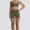 Super Sculpt sömlös sport-BH med korsad rygg i ljusgrönt Super Sculpt sömlös sport-BH med korsad rygg i ljusgrönt