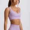 Super Sculpt sömlös sport-BH med korsad rygg i mjuk lila Super Sculpt sömlös sport-BH med korsad rygg i mjuk lila