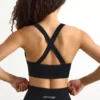 Super Sculpt sömlös sport-BH med korsad rygg i svart Super Sculpt sömlös sport-BH med korsad rygg i svart