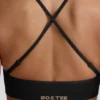 Super Sculpt sömlös sport-BH med korsad rygg i svart Super Sculpt sömlös sport-BH med korsad rygg i svart