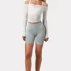 Super Sculpt sömlösa biker shorts i grått Super Sculpt sömlösa biker shorts i grått