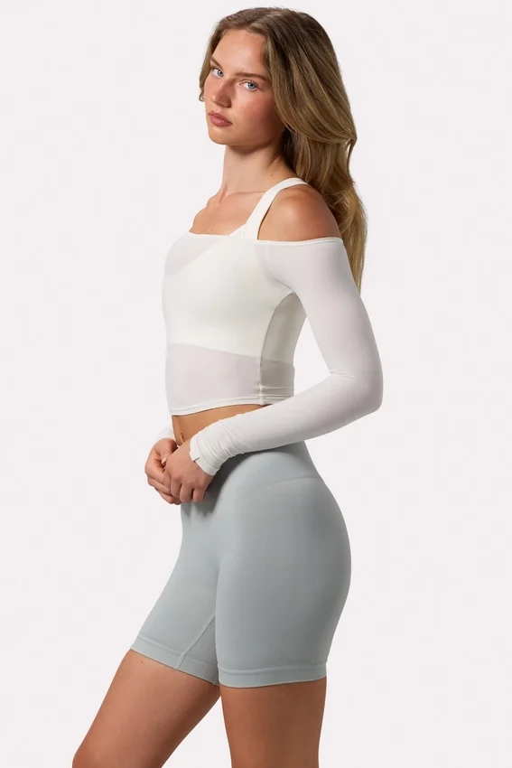 Super Sculpt sömlösa biker shorts i grått Super Sculpt sömlösa biker shorts i grått