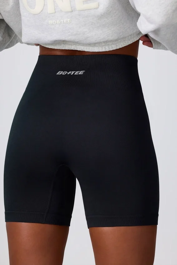 Super Sculpt sömlösa biker shorts i svart Super Sculpt sömlösa biker shorts i svart