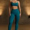 Super Sculpt sömlösa leggings i blågrön Super Sculpt sömlösa leggings i blågrön