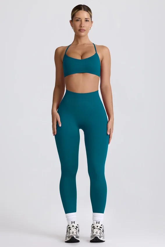 Super Sculpt sömlösa leggings i blågrön Super Sculpt sömlösa leggings i blågrön