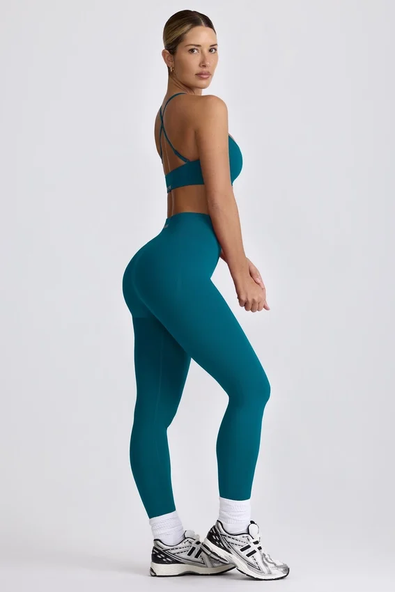 Super Sculpt sömlösa leggings i blågrön Super Sculpt sömlösa leggings i blågrön