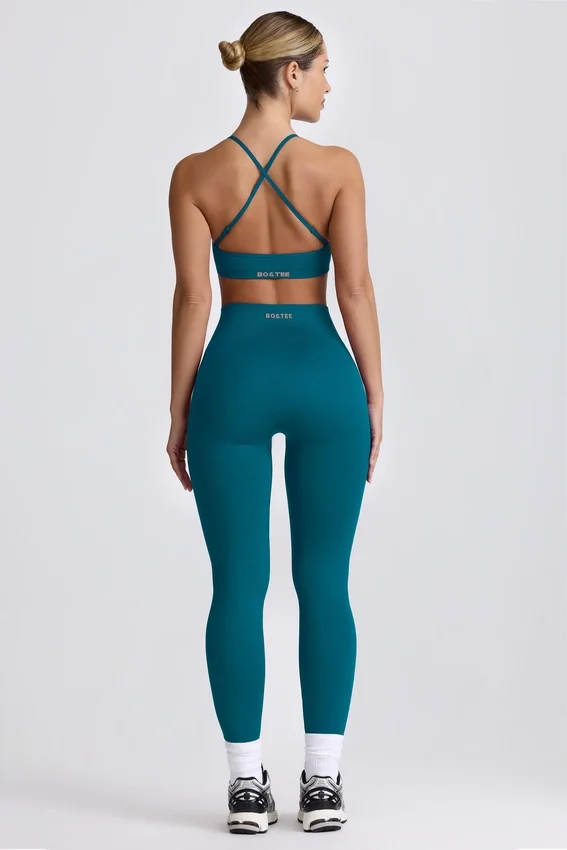Super Sculpt sömlösa leggings i blågrön Super Sculpt sömlösa leggings i blågrön