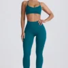 Super Sculpt sömlösa leggings i blågrön Super Sculpt sömlösa leggings i blågrön