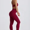 Super Sculpt sömlösa leggings i burgundy Super Sculpt sömlösa leggings i burgundy