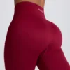 Super Sculpt sömlösa leggings i burgundy Super Sculpt sömlösa leggings i burgundy