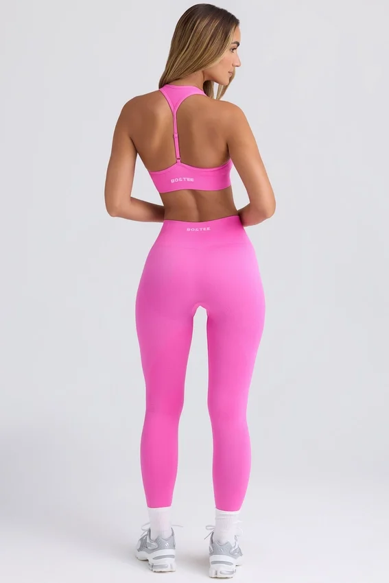 Super Sculpt sömlösa leggings i Sugar Pink Super Sculpt sömlösa leggings i Sugar Pink