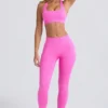 Super Sculpt sömlösa leggings i Sugar Pink Super Sculpt sömlösa leggings i Sugar Pink