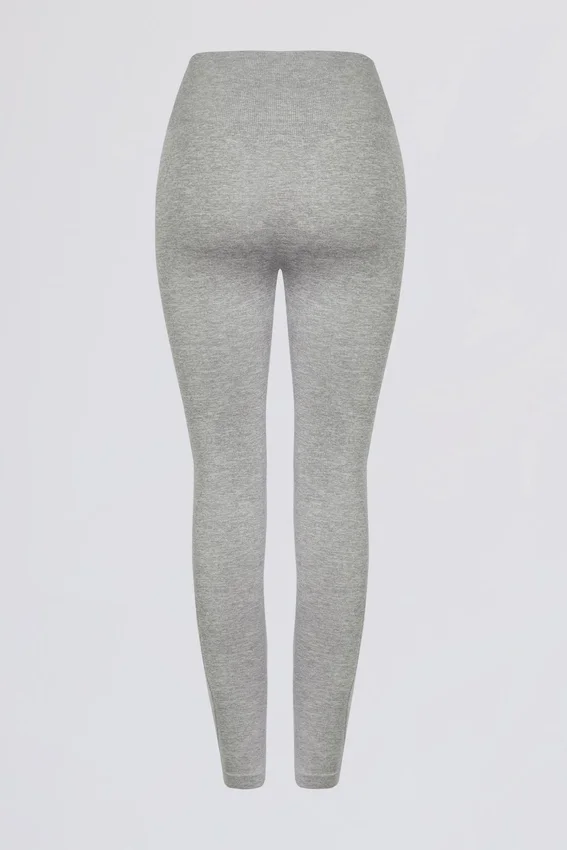 Super Sculpt sömlösa leggings med hög midja i gråmelerat Super Sculpt sömlösa leggings med hög midja i gråmelerat