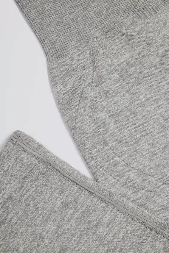 Super Sculpt sömlösa leggings med hög midja i gråmelerat Super Sculpt sömlösa leggings med hög midja i gråmelerat